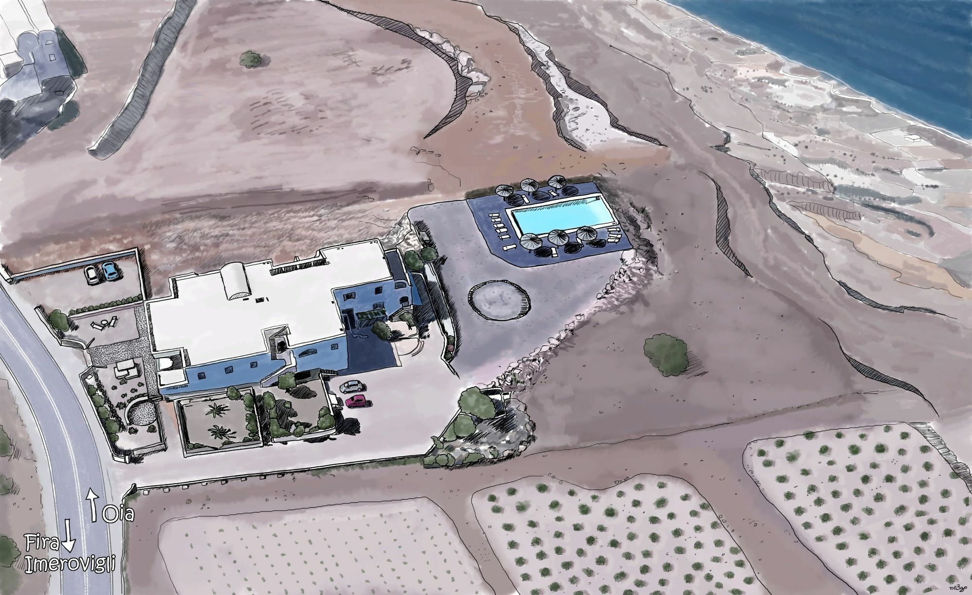 Eos Villa Imerovigli  Exterior foto